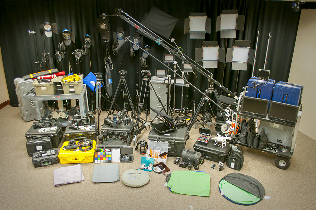 We have the gear. It takes a lot of equipment to make video look amazing. We've got a full studio and production van filled with the latest and greatest tools to make your video look it's best!